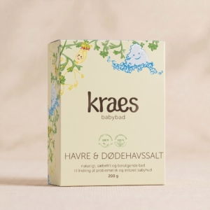 Babybad - havre & dødehavssalt 200g/600g/refill