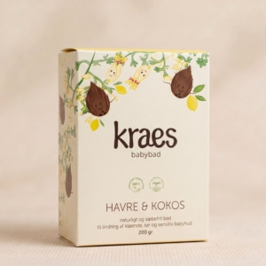 Babybad havre & kokos - 200g/600g/refill