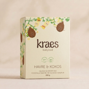 Babybad havre & kokos - 200g/600g/refill