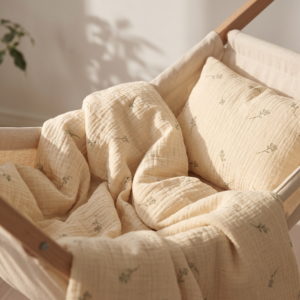 KRAES baby sengesæt i 100% økologisk 2-lags muslin OEKO-TEX®